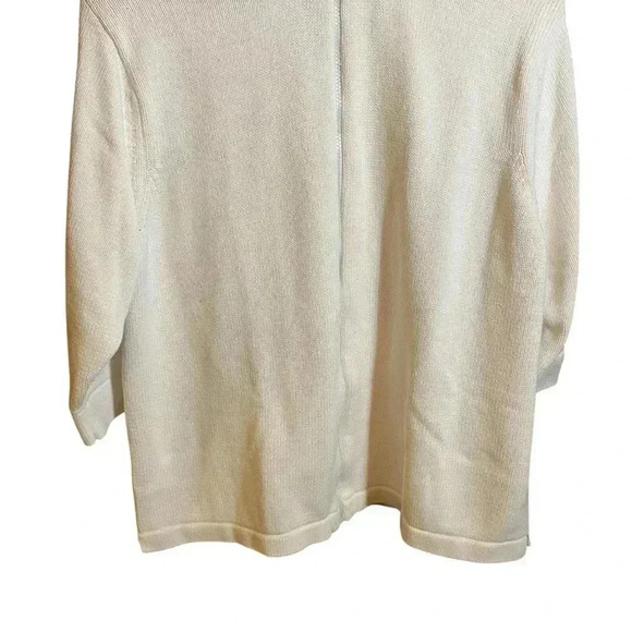 VGT FADED GLORY Authentic Jacket Sweatshirt Front Zip-up White 18W/20W - Picture 6 of 12